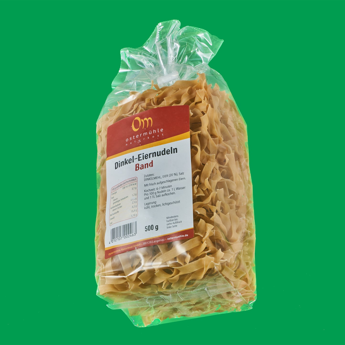 Dinkel Eier-Nudeln Band