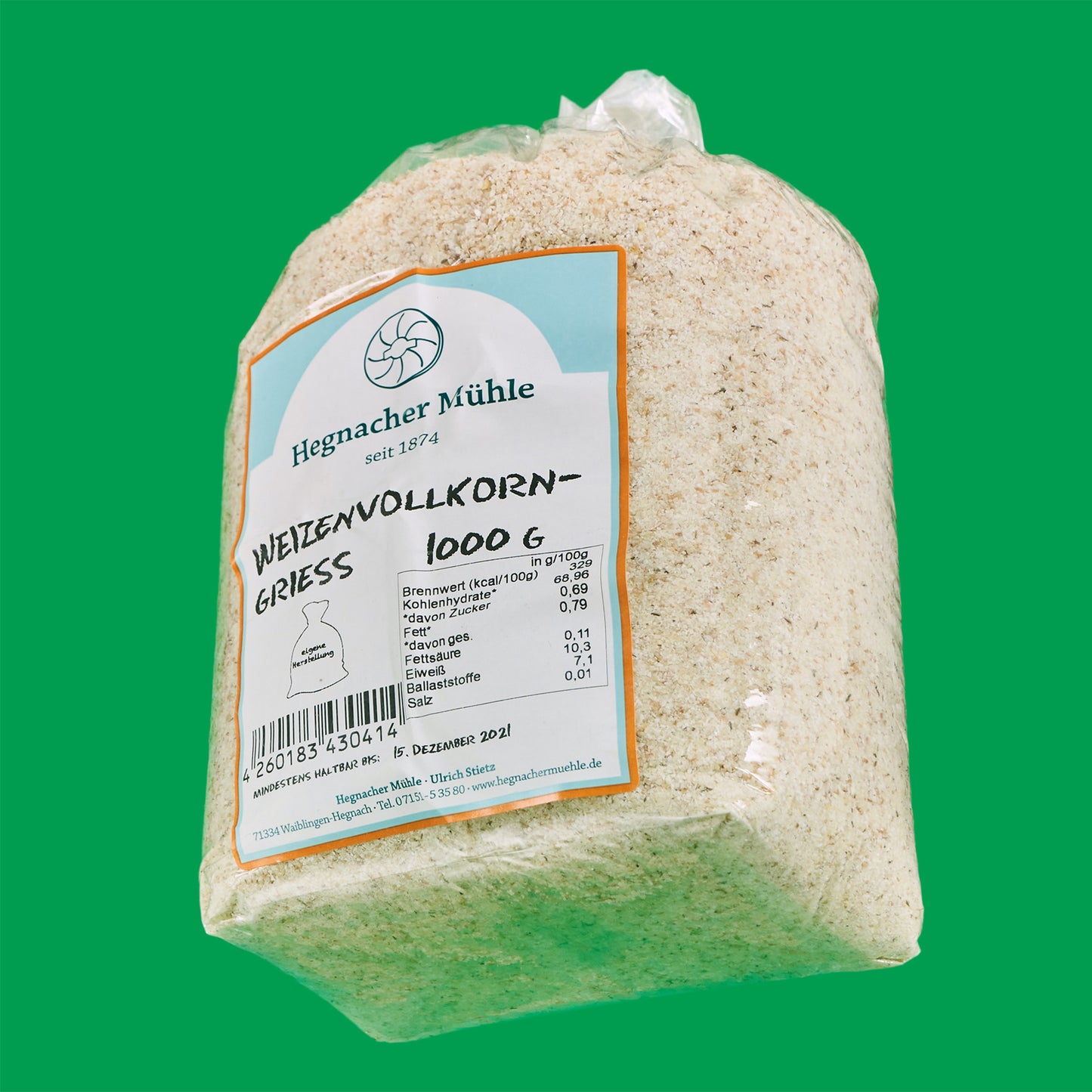 Weizenvollkorngrieß