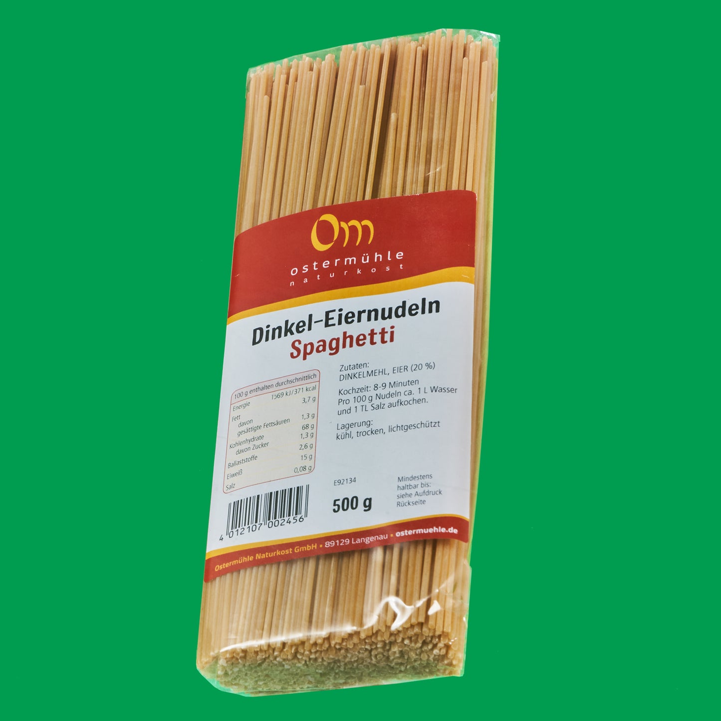 Dinkel Eier-Nudeln Spaghetti