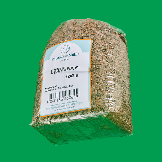 Leinsaat, braun